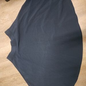 Black Circle Skirt With Pockets